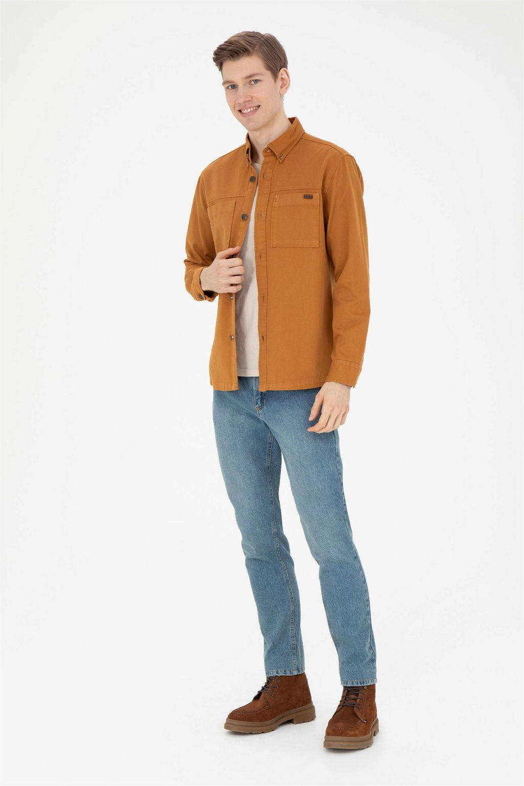 U. S. Polo Assn / Мужские синие джинсовые брюки - U.s. polo assn фото 3