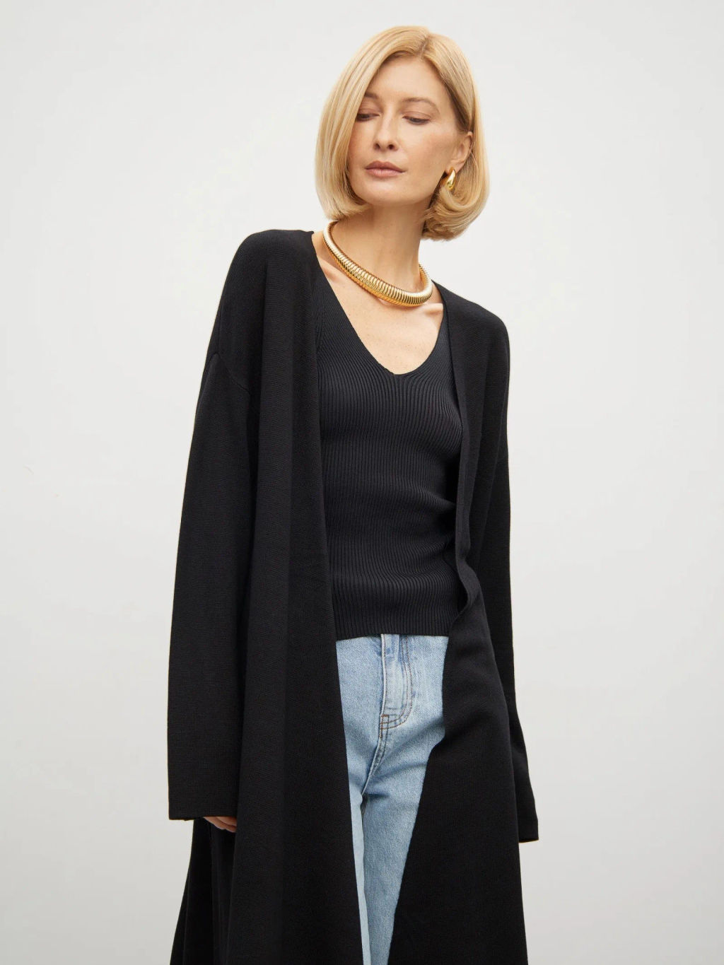 Кардиган из трикотажа - Emka фото 2