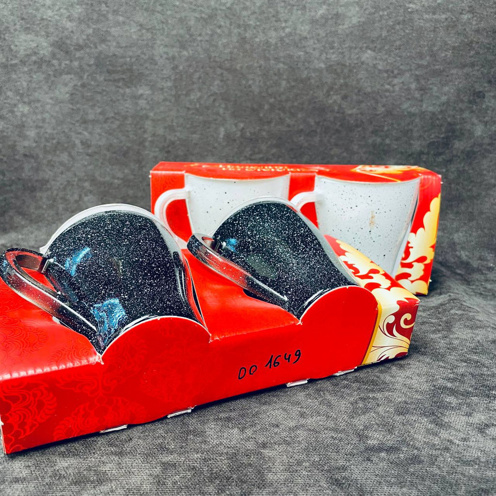 Набор кружек 2 шт. мрамор в ассорт. арт. 1649