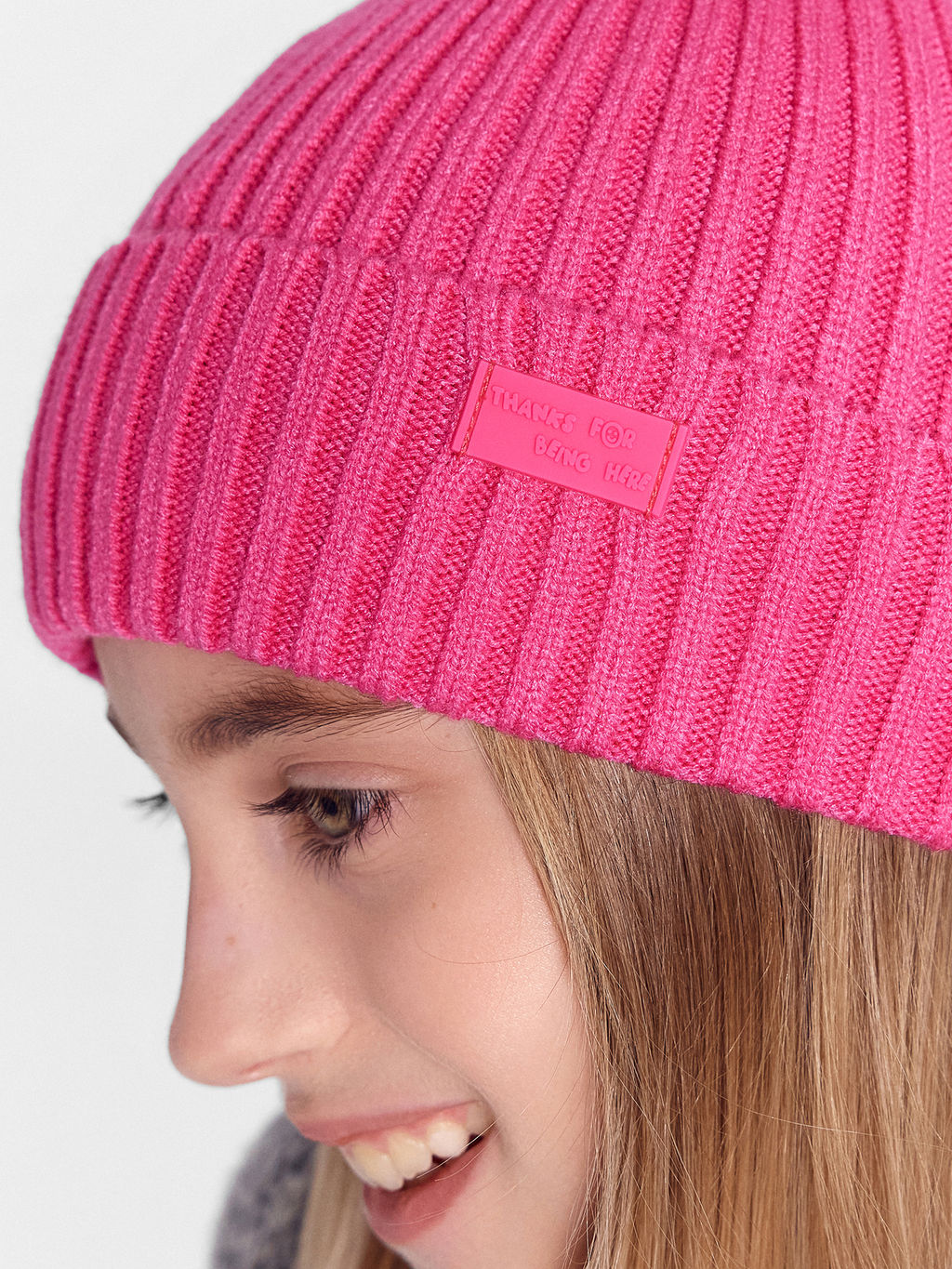 Шапка для девочек розовая - Mark formelle фото 4