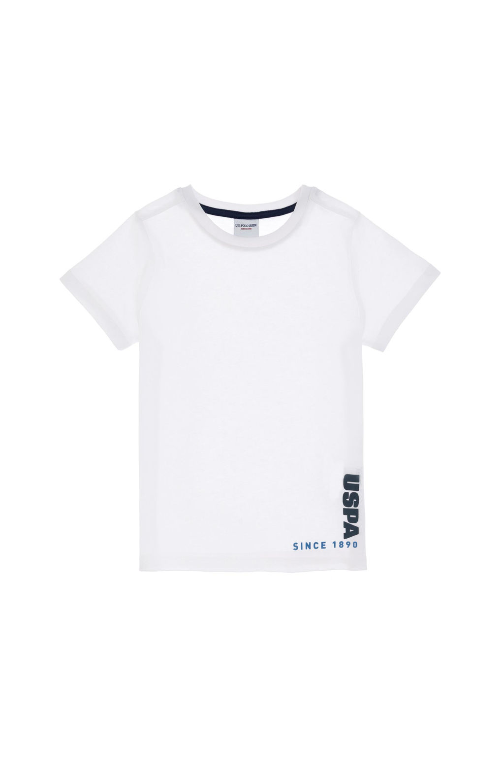 Erkek _ocuk Beyaz Bisiklet Yaka Ti__rt Sepette S_rpriz _ndirim - U.s. polo assn фото 2
