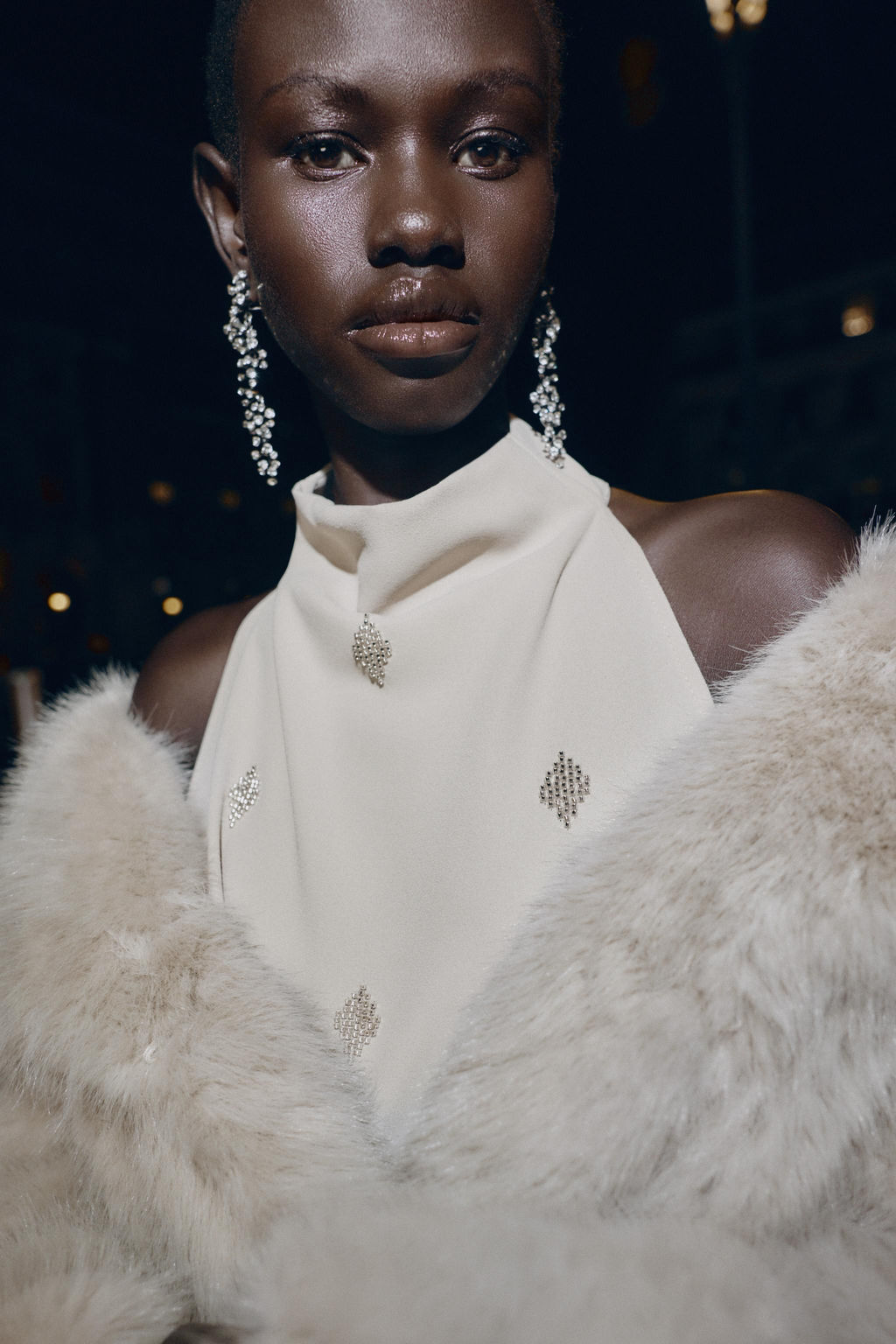 HALTER TOP WITH BEAD DETAIL - Zara фото 8