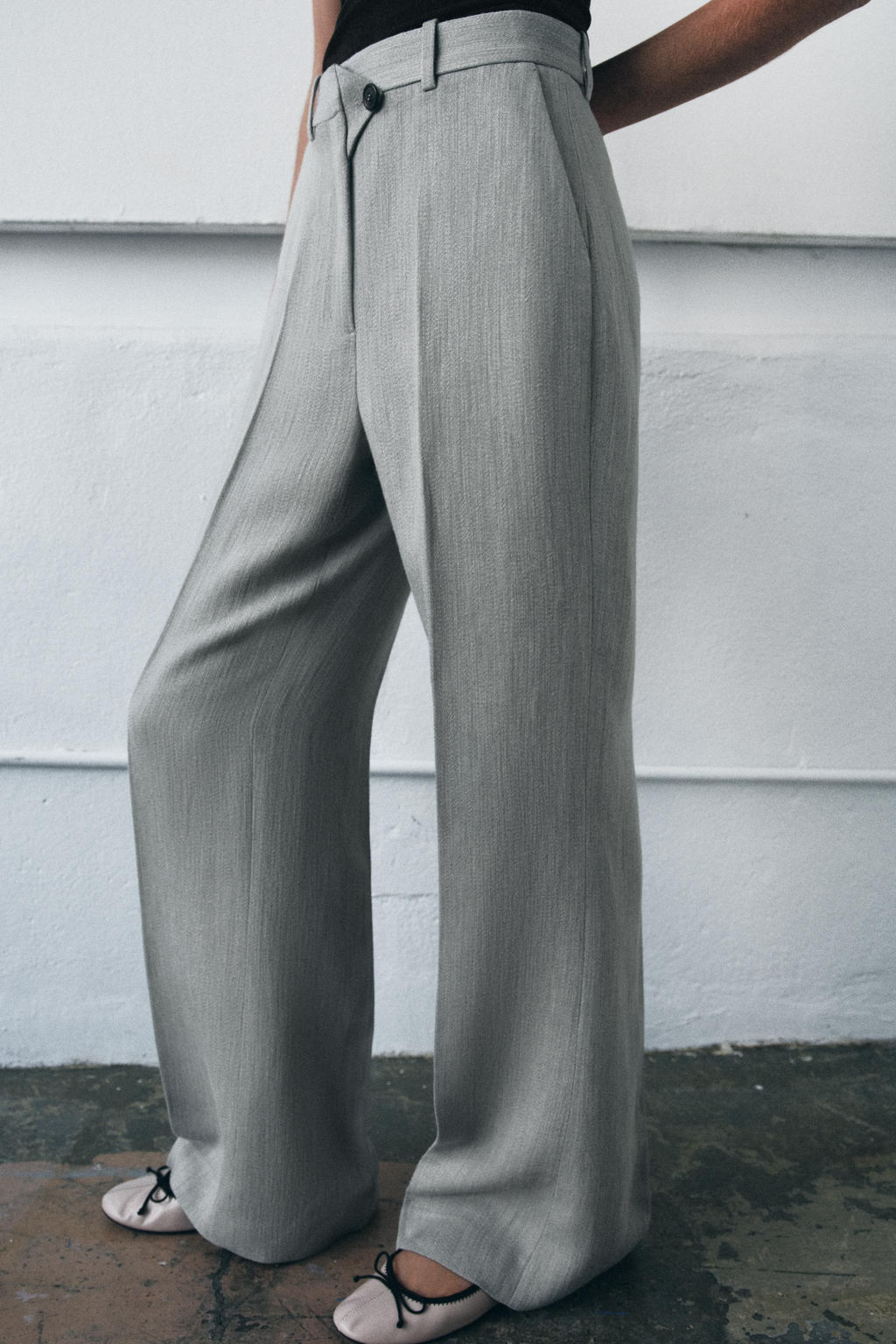 PANTAL?N FLARE ESTRUCTURA ZW COLLECTION / Gris