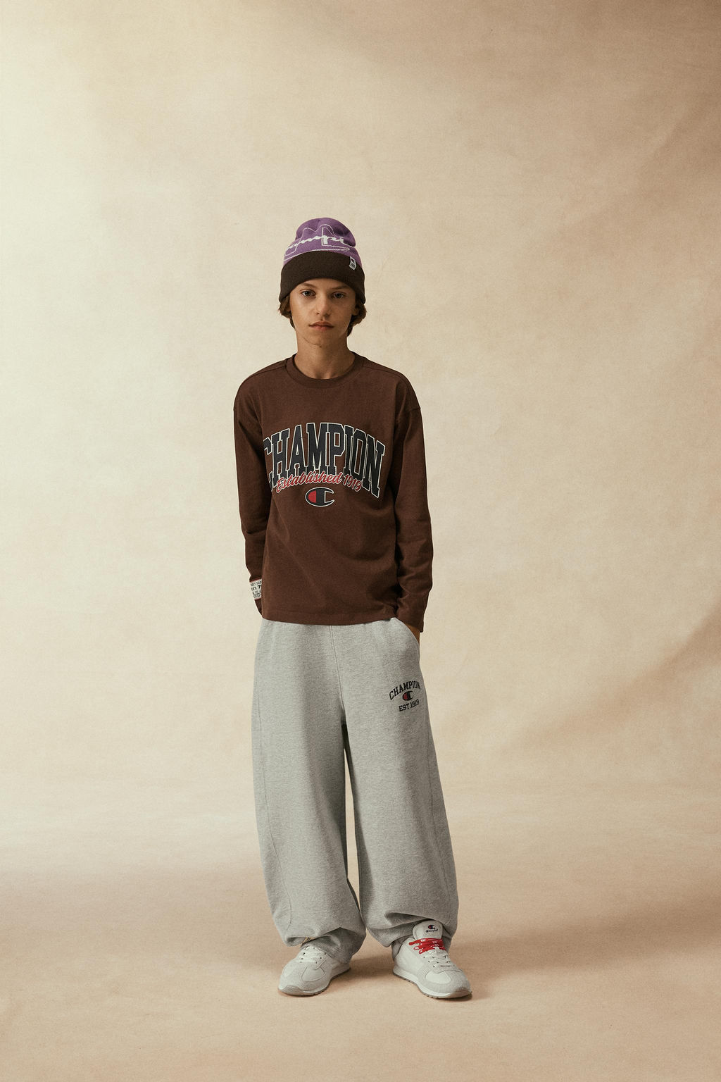 CHAMPION ® X ZARA LOGO PRINT T-SHIRT  фото 5