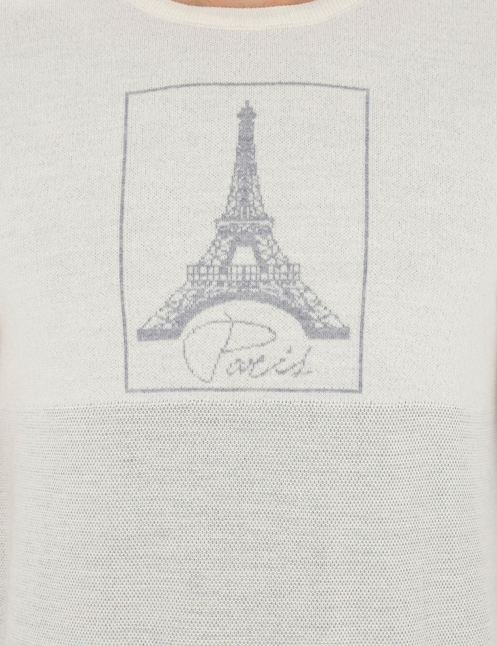 Белый зауженный свитер - Cacharel фото 7