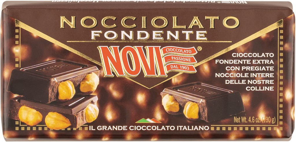 Шоколад Novi темный с фундуком 130 г, Италия