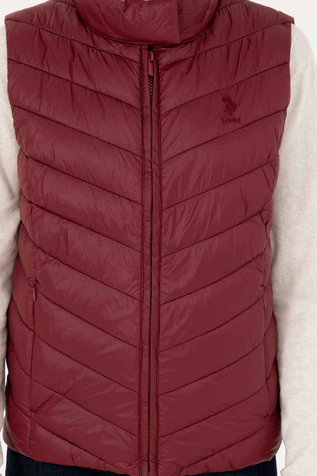 KadДn Bordo Yelek - U.s. polo assn фото 6