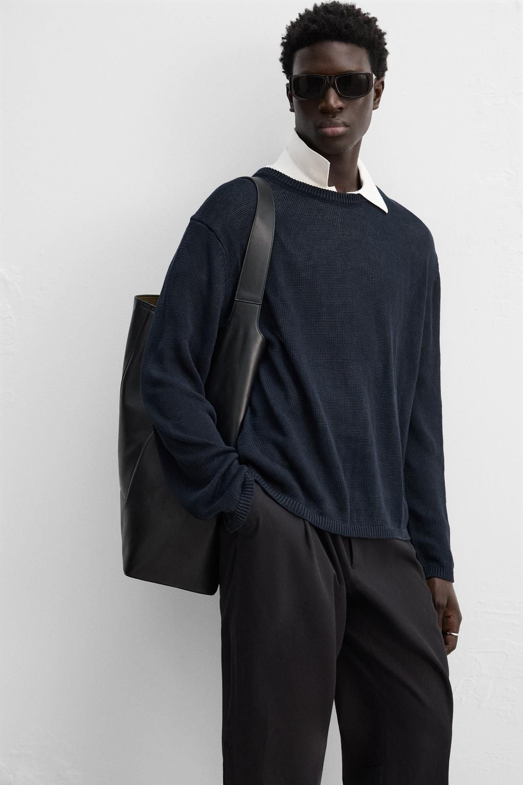 100% LINEN SWEATER - Zara фото 6