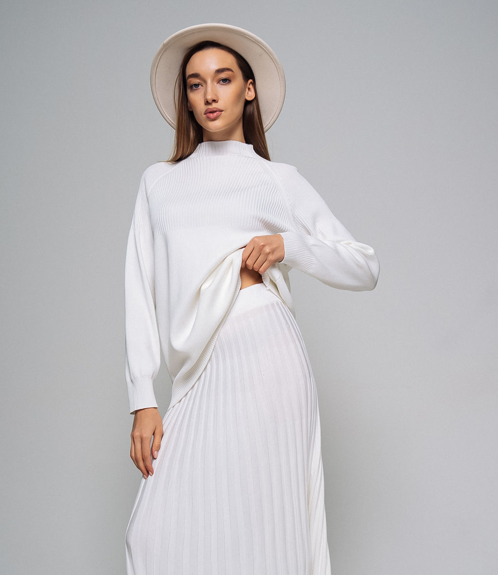 Костюм #КТ8306, белый - Dommod фото 2