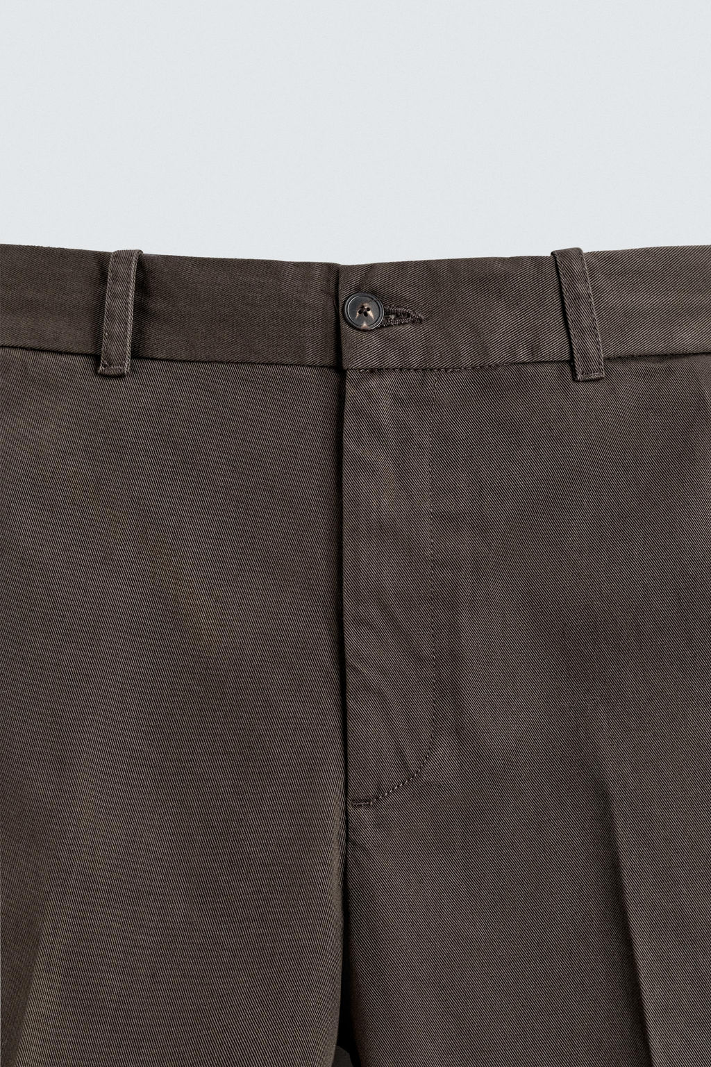 ORIGINS TWILL CHINO TROUSERS - Zara фото 9