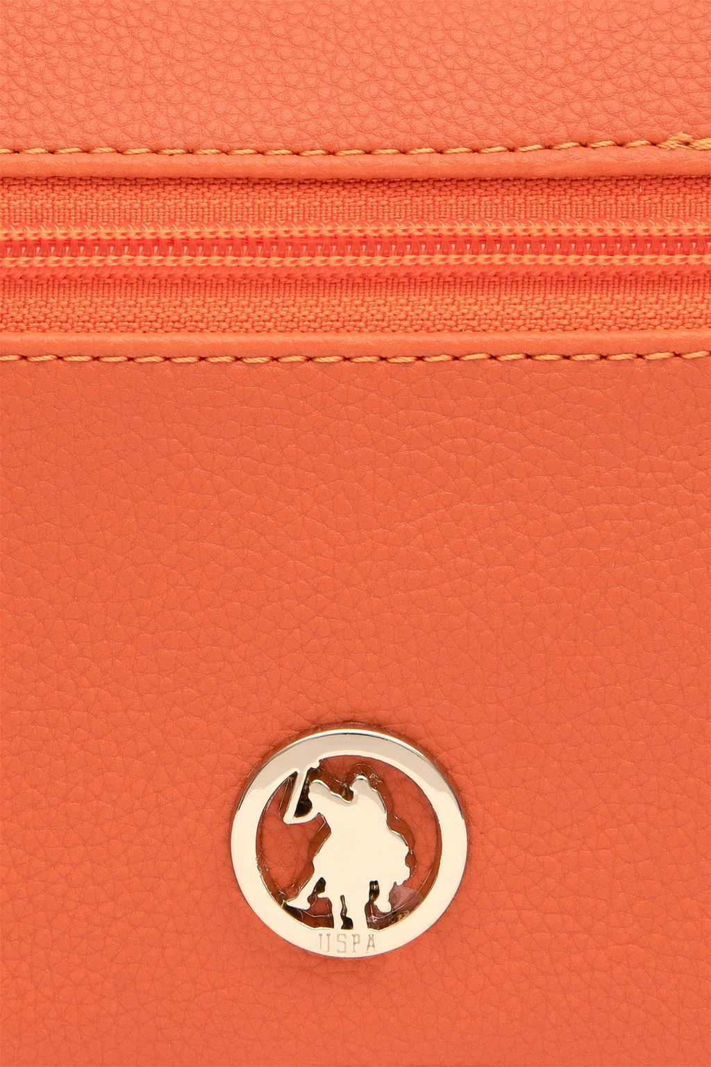 U. S. Polo Assn / Женская оранжевая сумка через плечо - U.s. polo assn фото 6