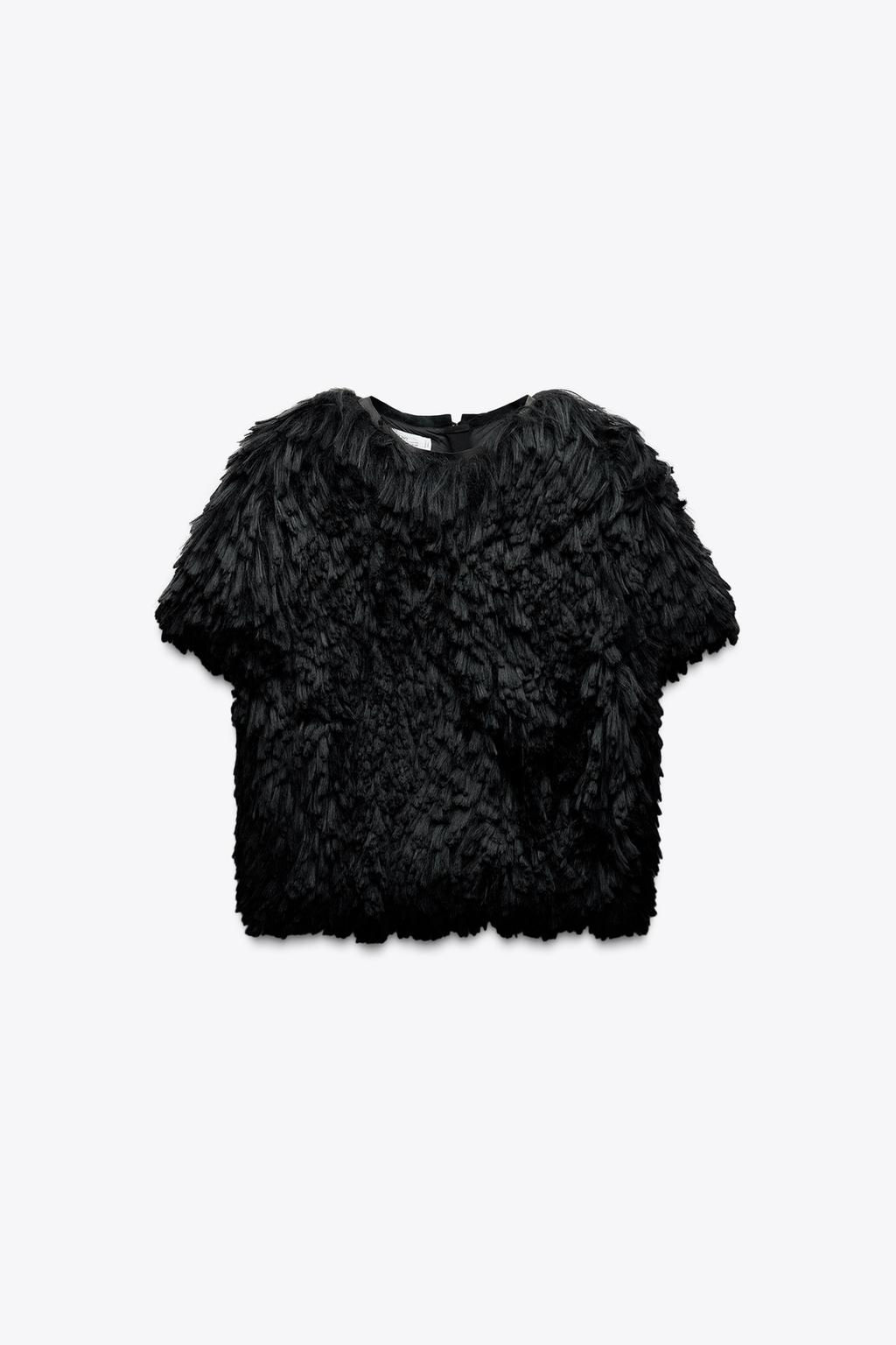 LIMITED EDITION FAUX FUR TOP - Zara фото 2
