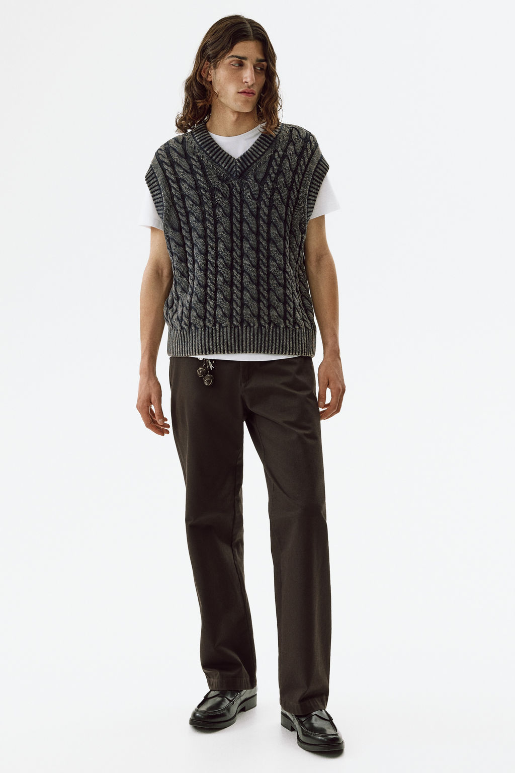 Su?ter sin mangas de algod?n Relaxed Fit - H&m фото 6