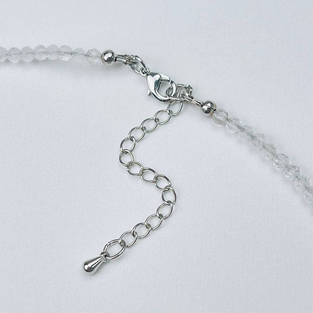 Колье из Горного Хрусталя и Гематита 38 см +