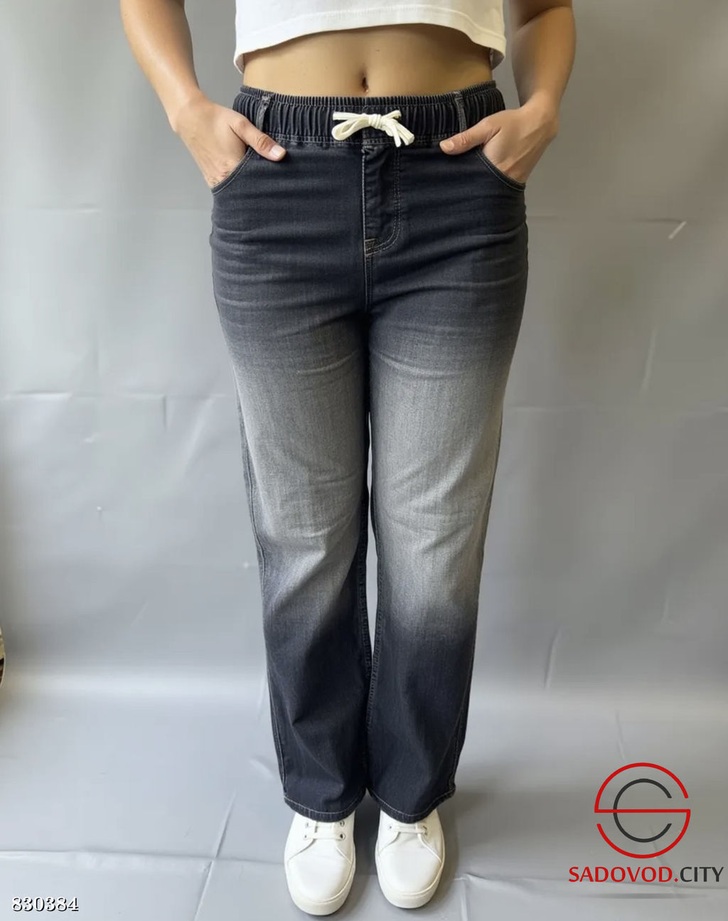 Джинсы с высокой посадой