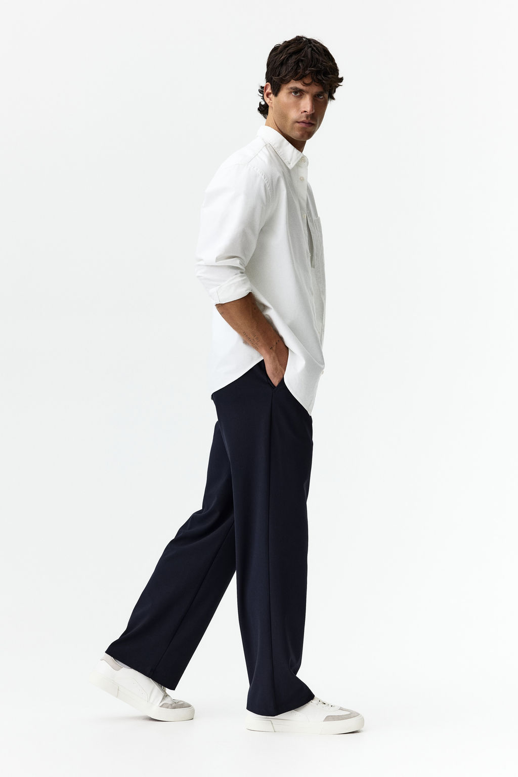 Pantal?n ancho Four-way stretch - H&m фото 6