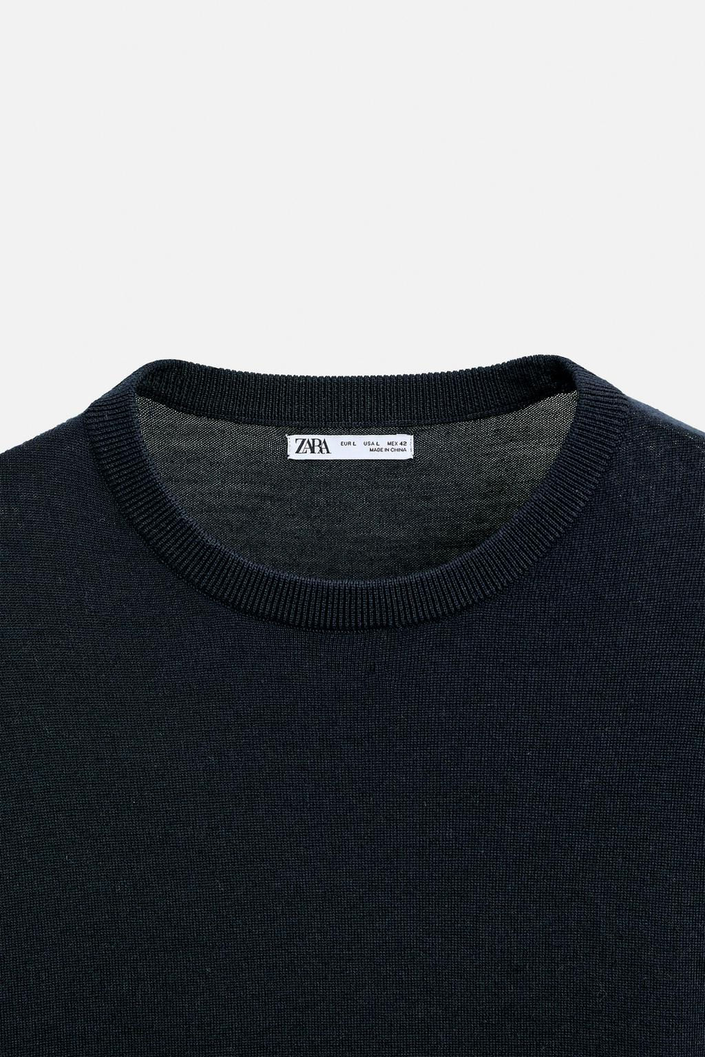 100% WOOL KNIT T-SHIRT - LIMITED EDITION - Zara фото 8
