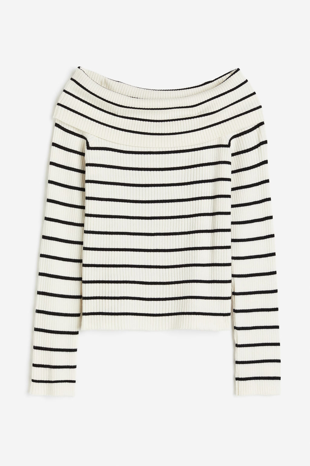 Top off-the-shoulder en punto de canale - H&m фото 3