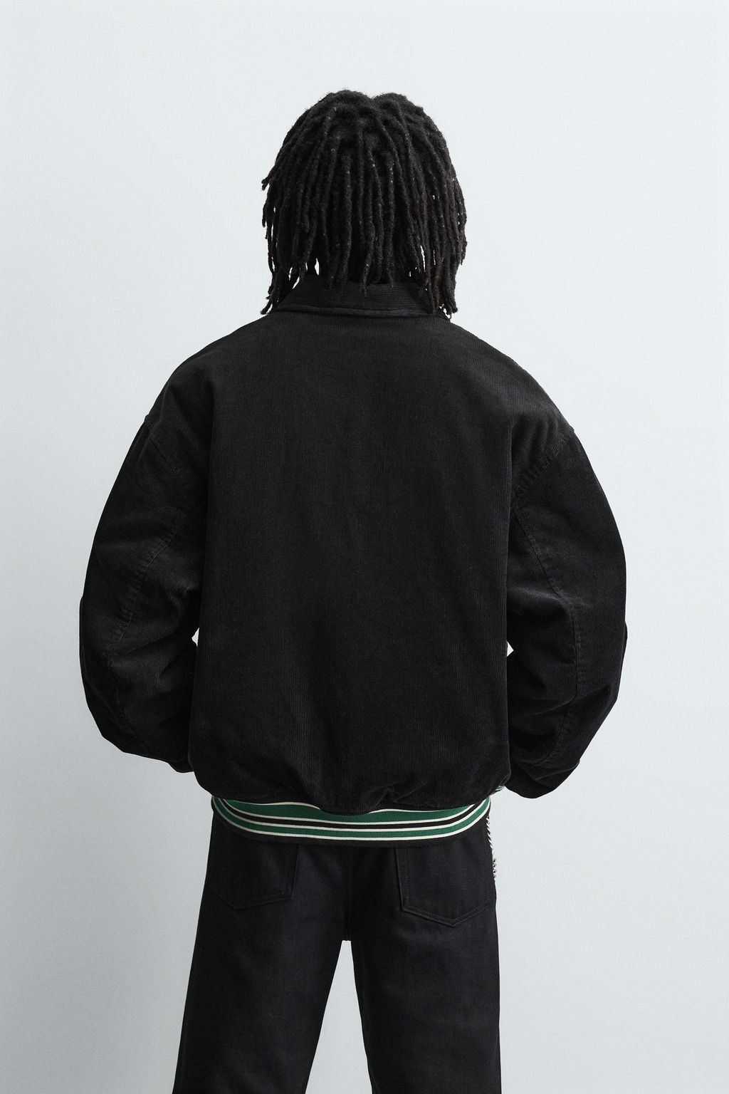CORDUROY JACKET WITH EMBROIDERED PATCHES - Zara фото 3