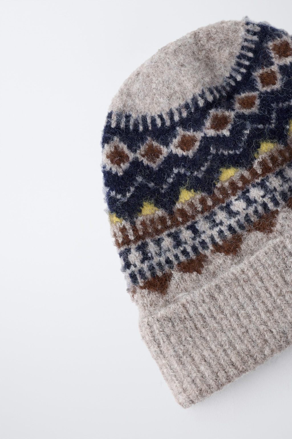 JACQUARD KNIT BEANIE - Zara фото 3