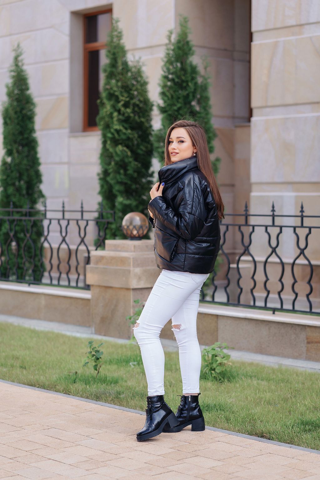 Куртка женская демисезонная 21750 (синий) - Kankan фото 7