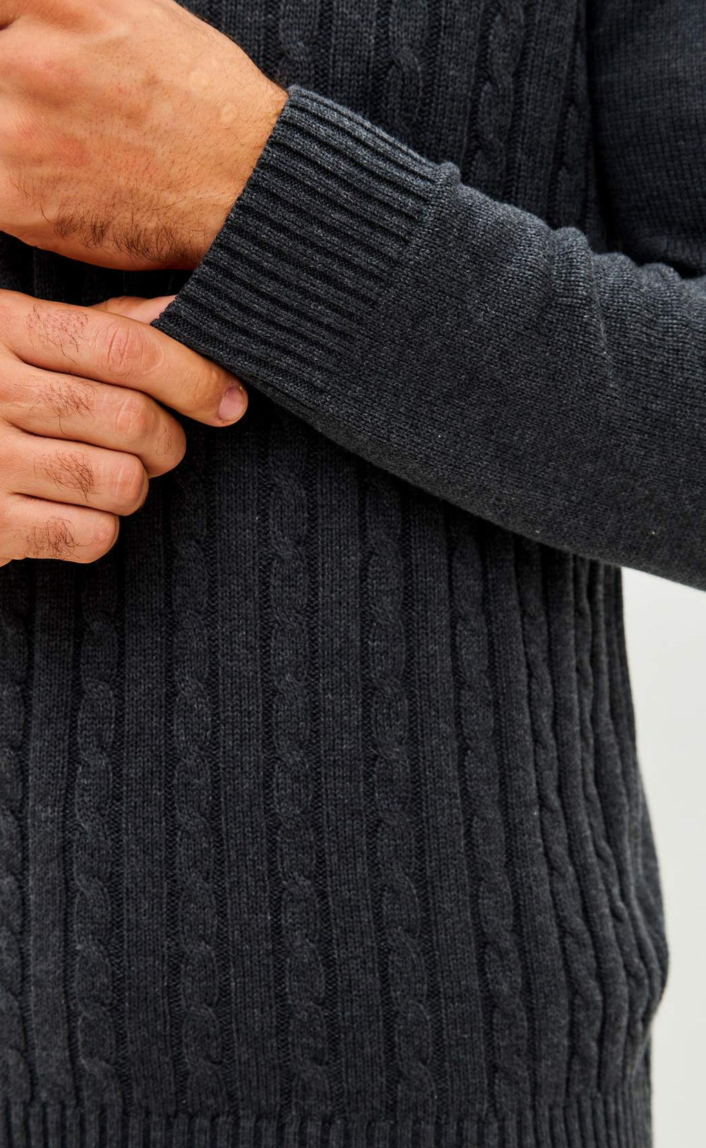 Джемпер F521-1565 d.grey melange - Fine joyce фото 4