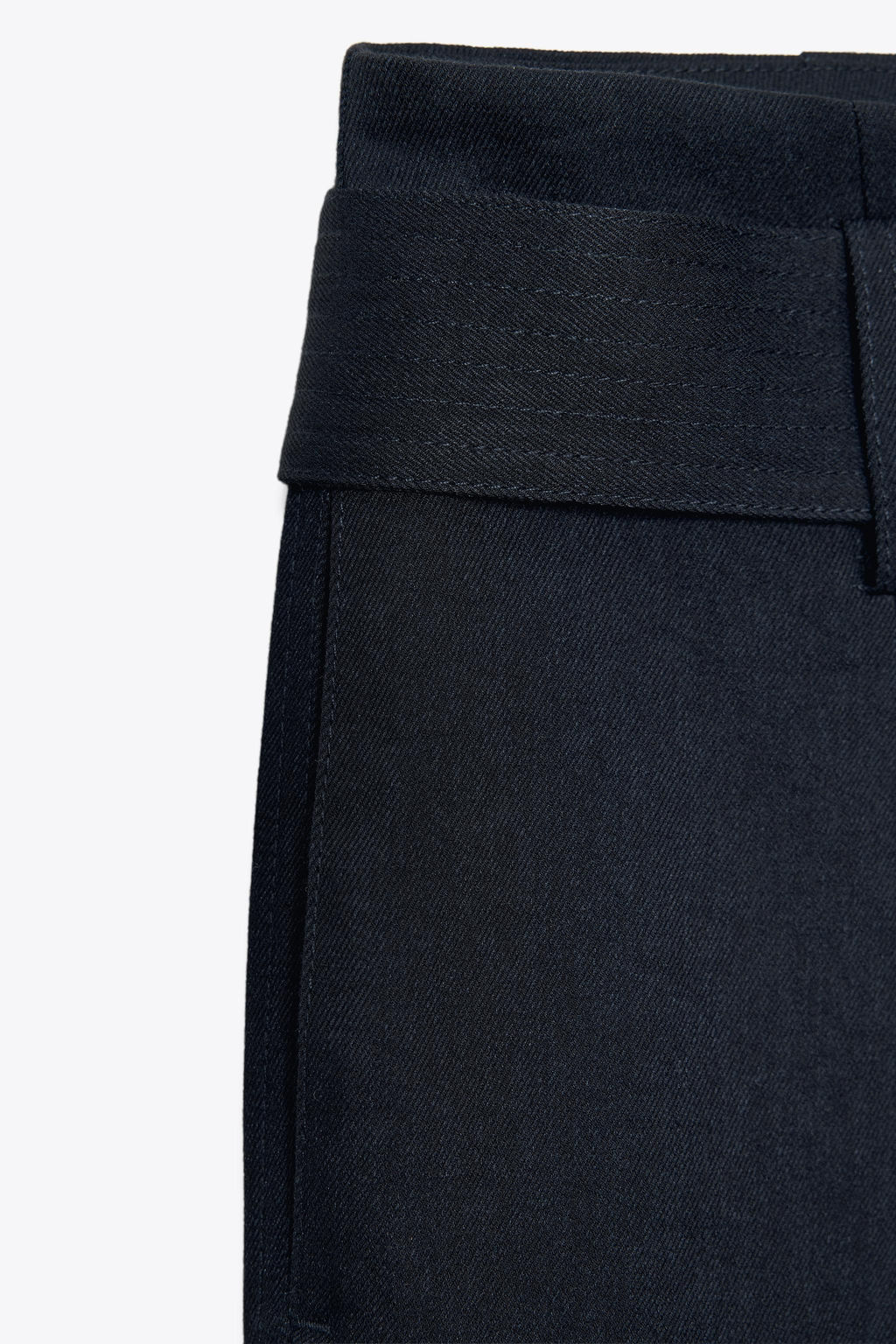 BELTED WIDE-LEG TROUSERS - Zara фото 9