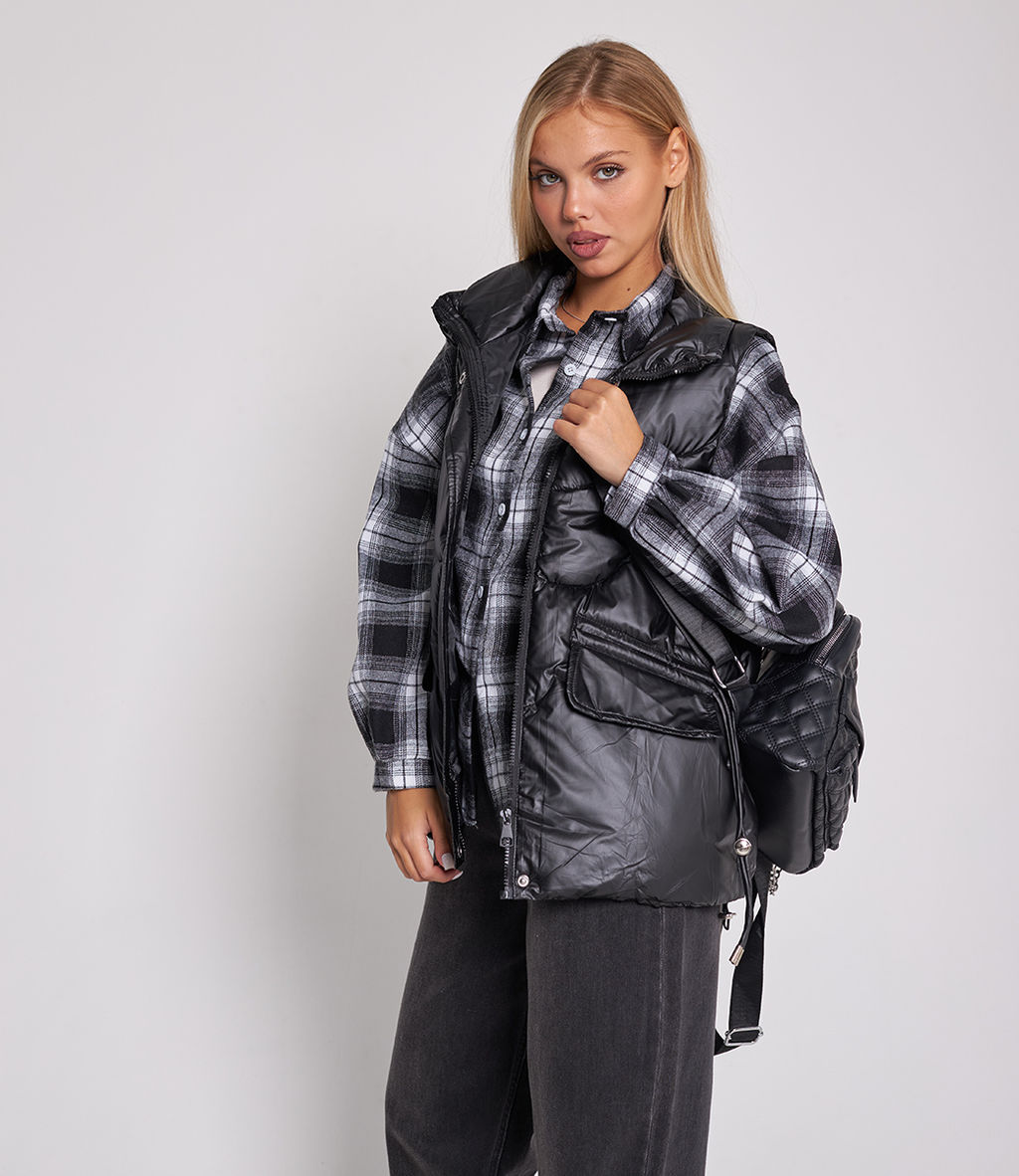 Жилет #КТ8830 (1), черный - Dommod фото 4