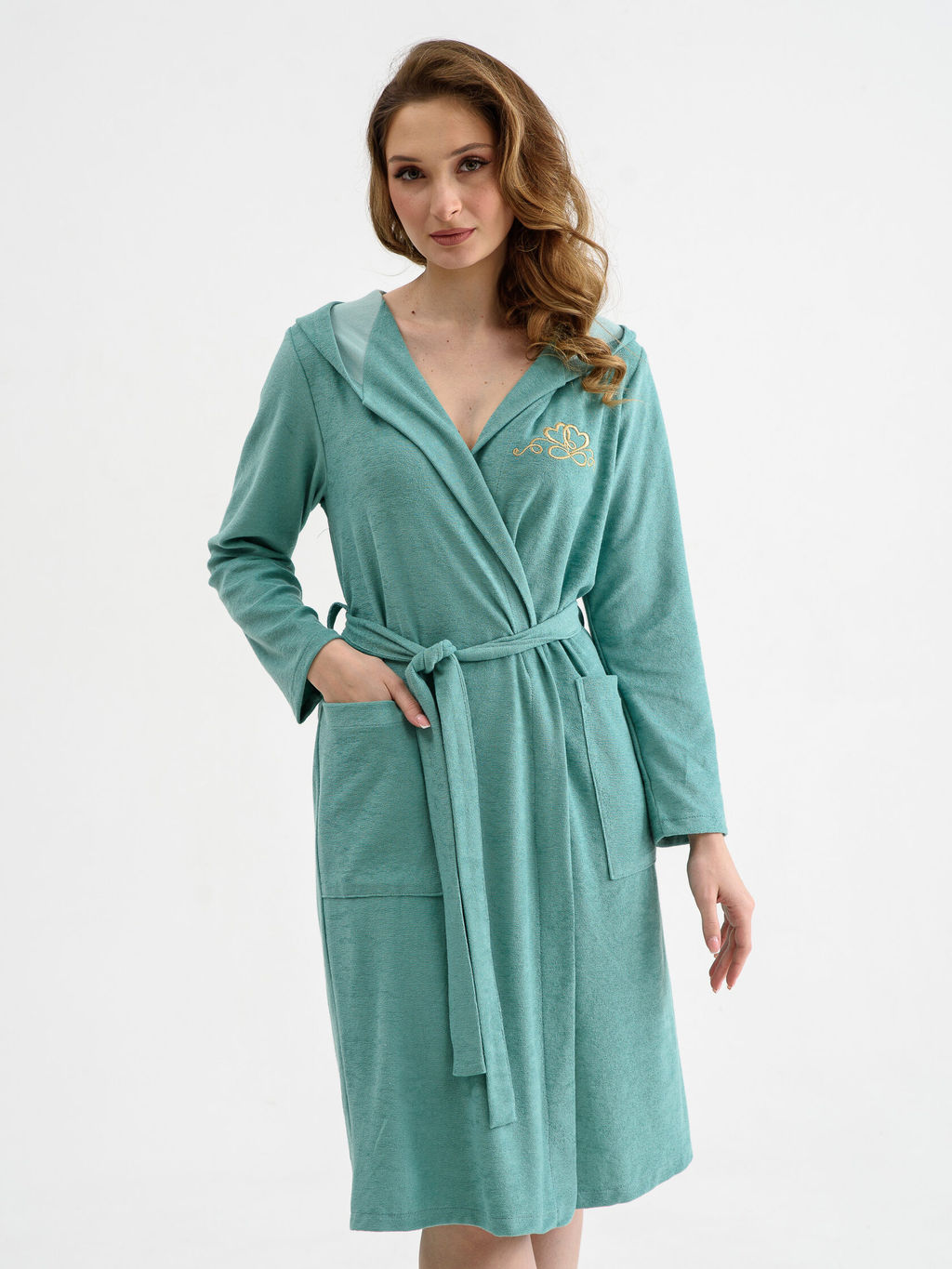 Халат 80% ХЛОПОК Любимая - Оптима фото 20