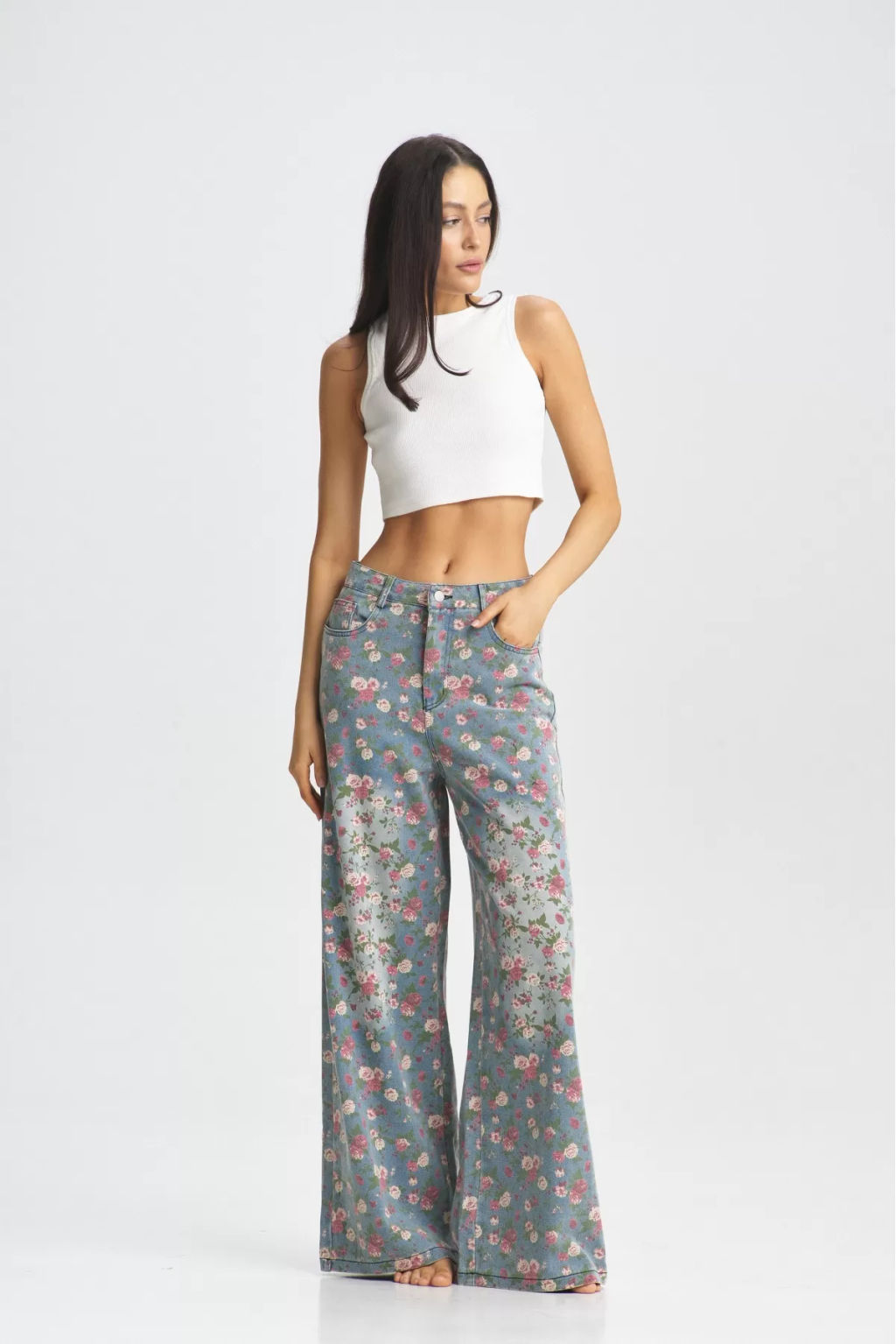 Джинсы Floral Blue - Erist store фото 12