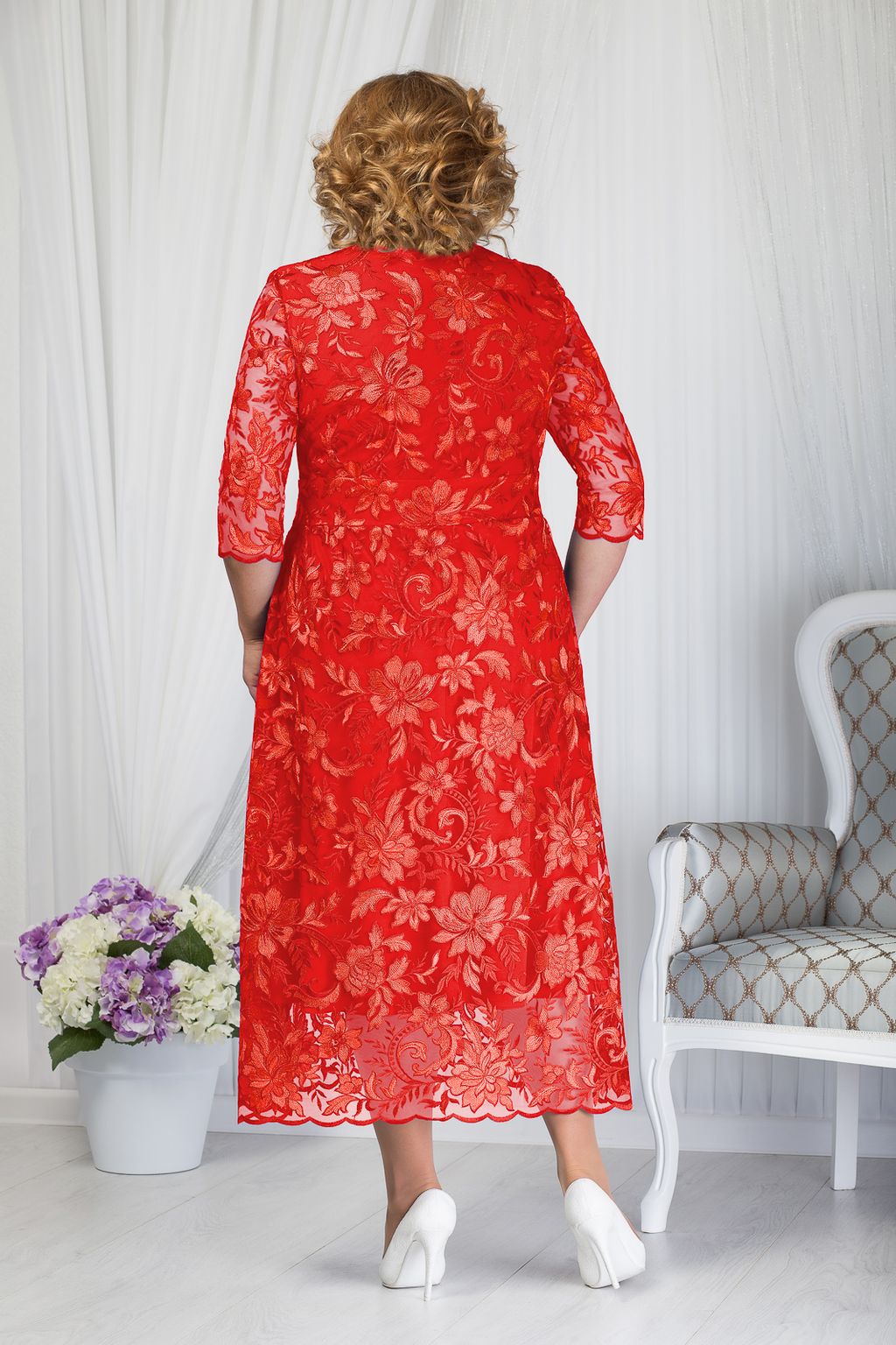 Платье Ninele 7431-Р темно-синий - Mira fashion фото 282