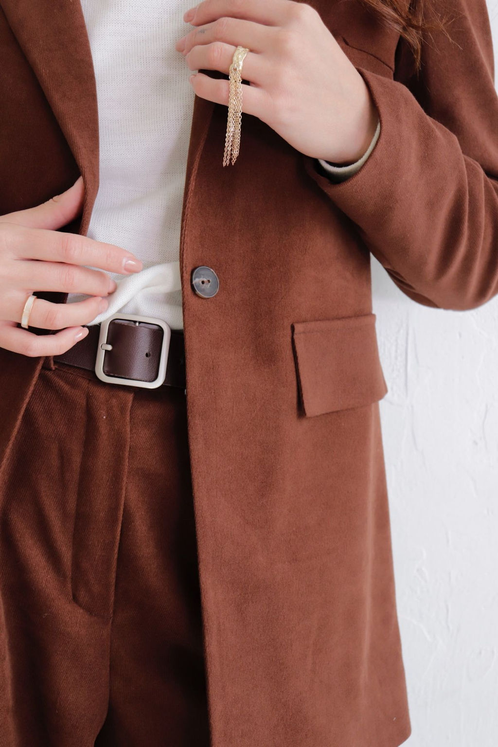 Жакет удлинённый с английским воротником - Martichelli фото 193