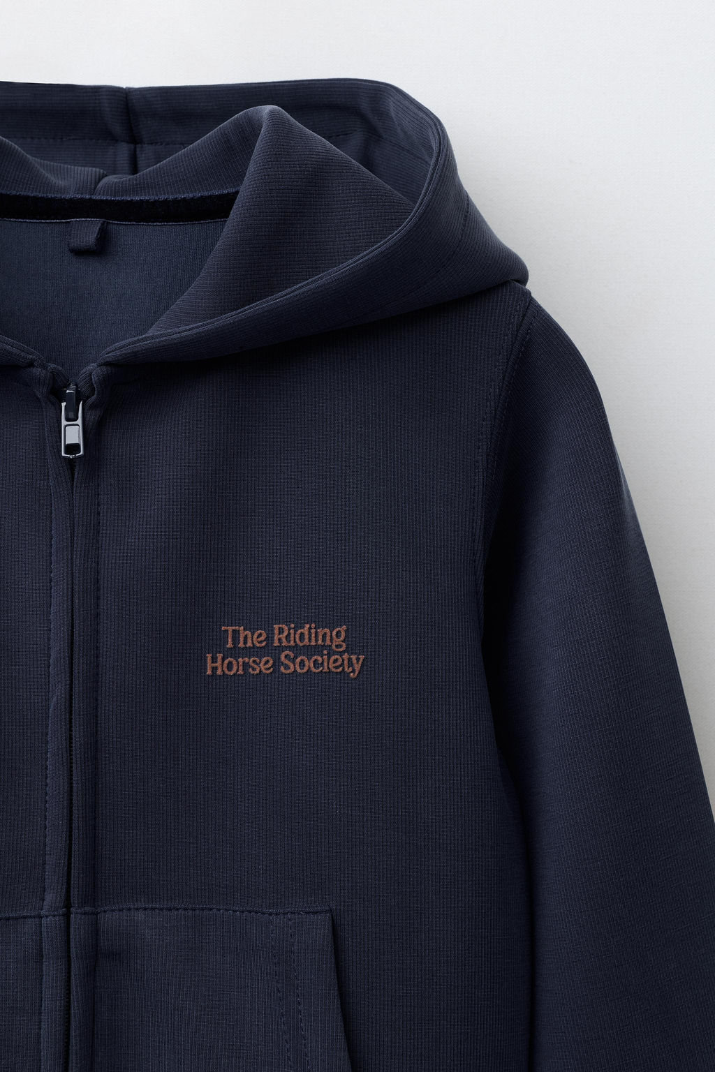 EMBOSSED TEXT HOODIE JACKET - Zara фото 3