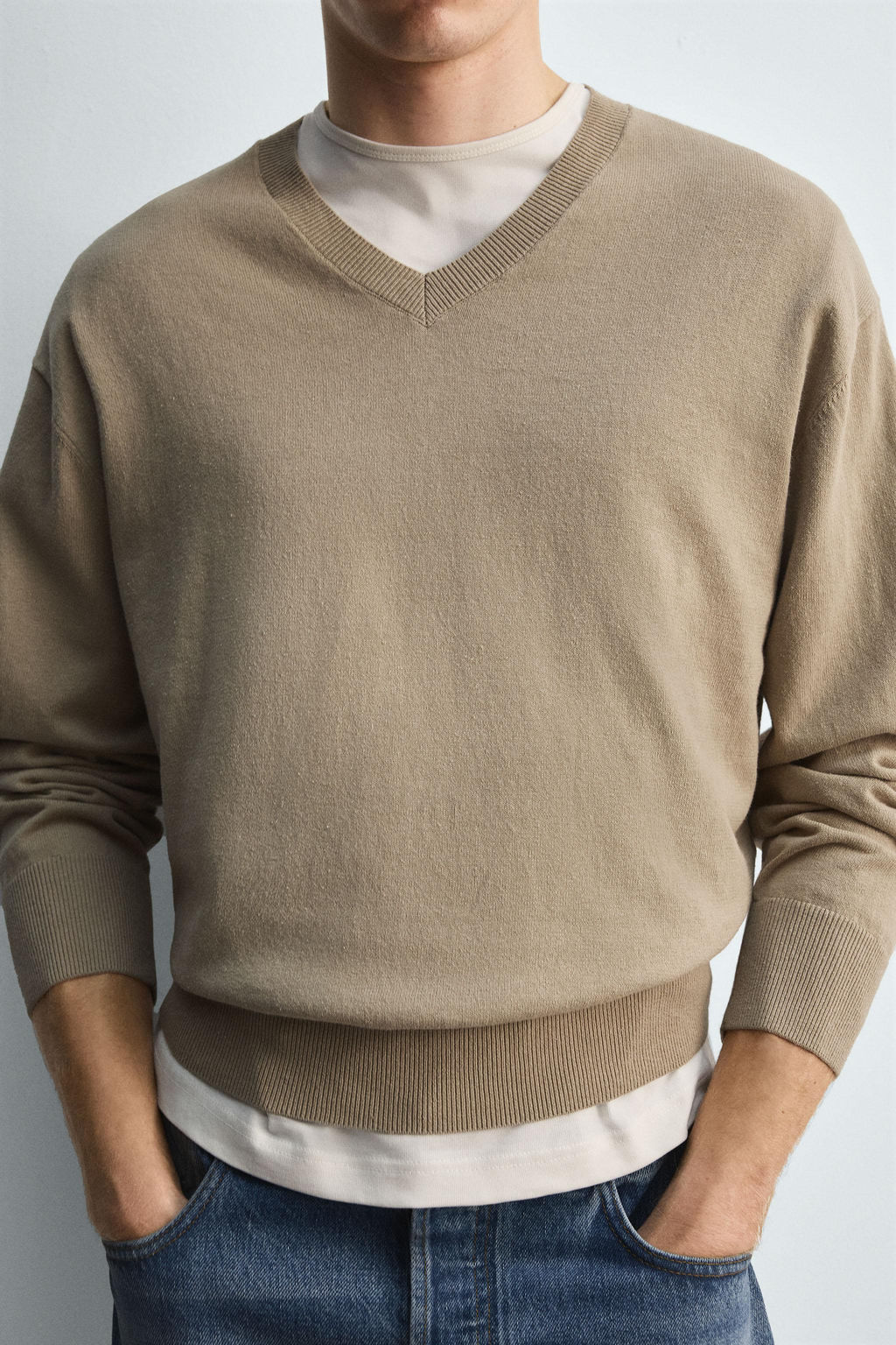 COTTON-RAMIE SWEATER - Zara фото 6