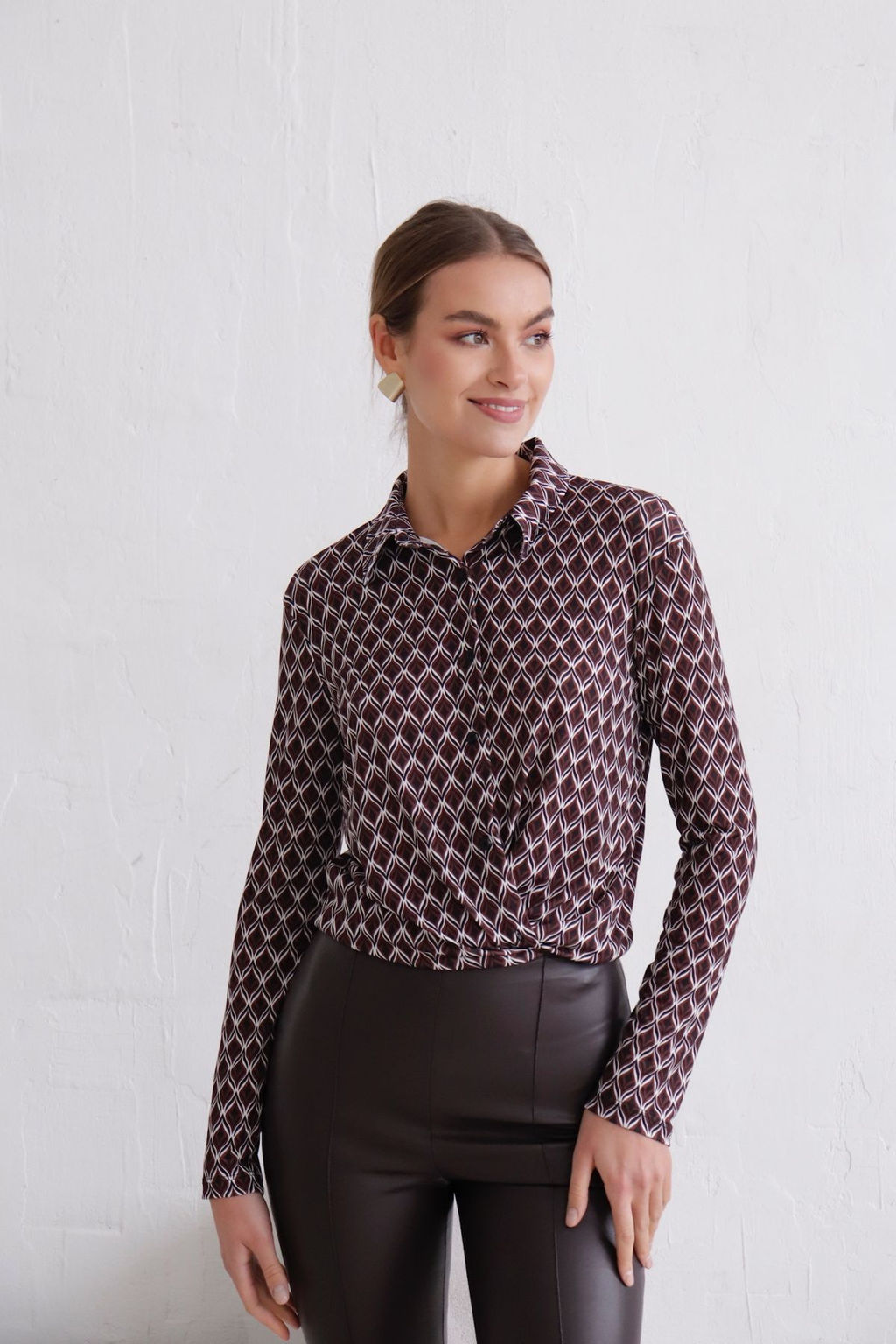 11493 Рубашка с принтом - Martichelli фото 10