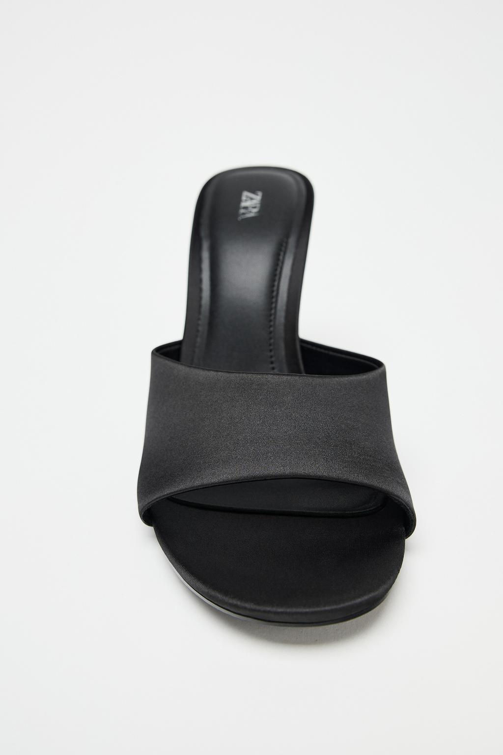 ASYMMETRIC WEDGE SANDALS - Zara фото 4