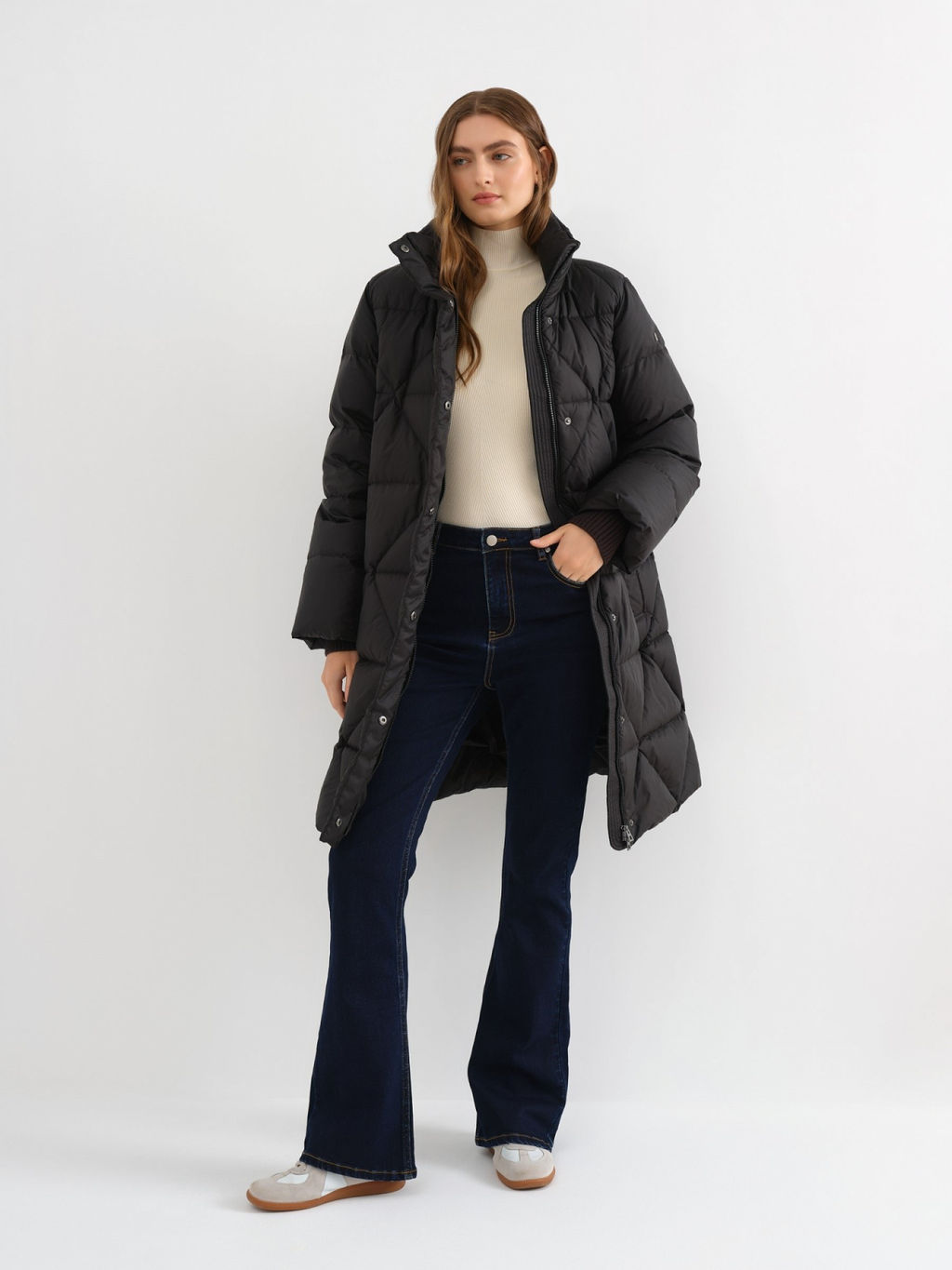 Conso/WDM 230553 - nero Пуховое пальто  фото 4