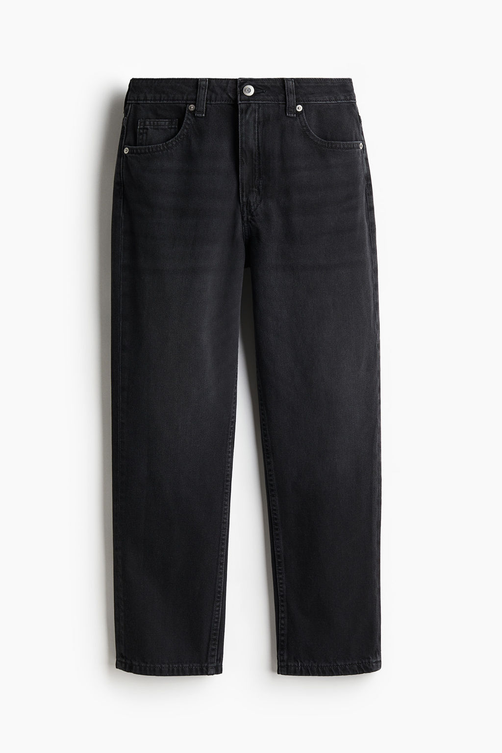 Straight High Ankle Jeans - H&m фото 2