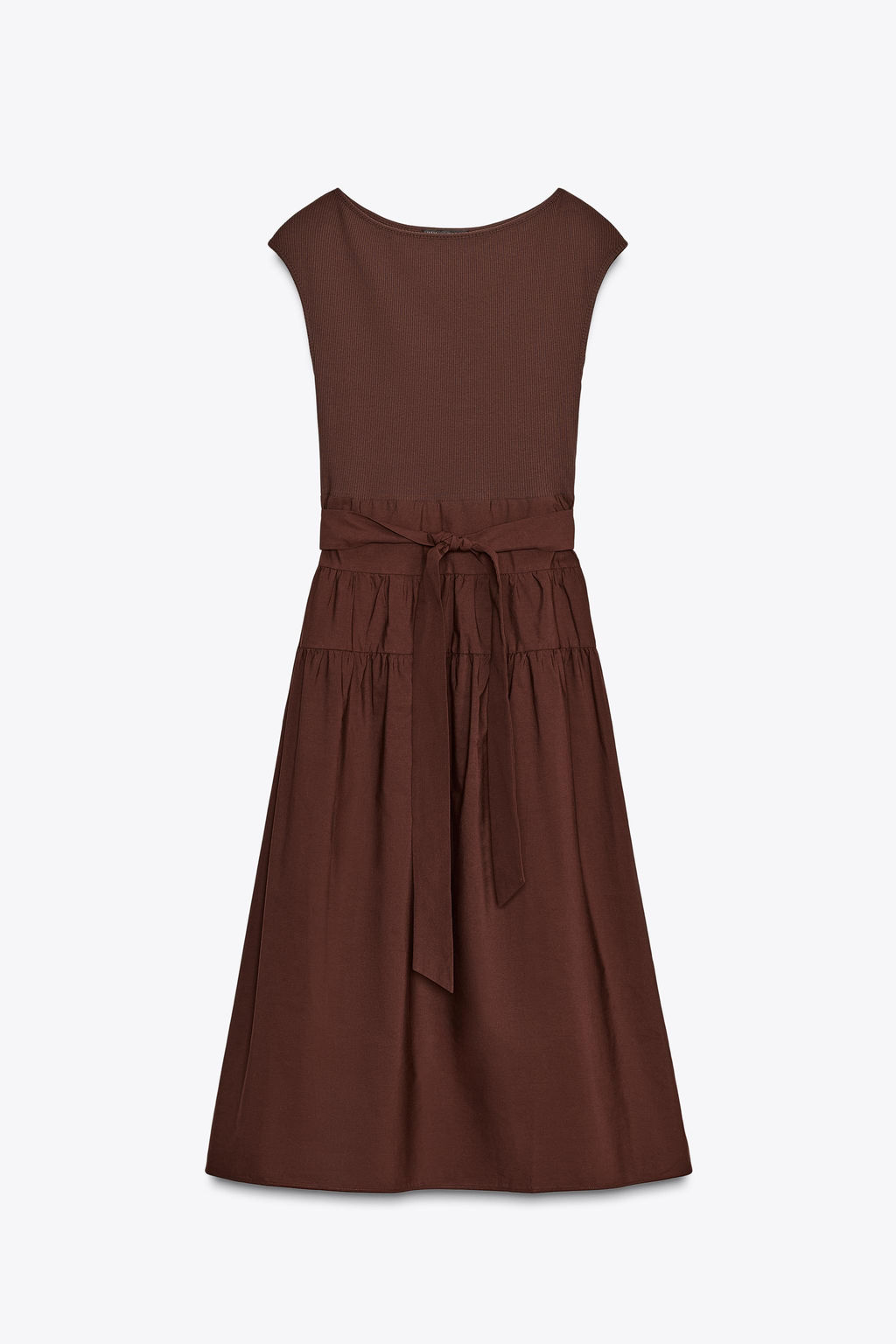 CONTRAST GATHERED DRESS - Zara фото 5