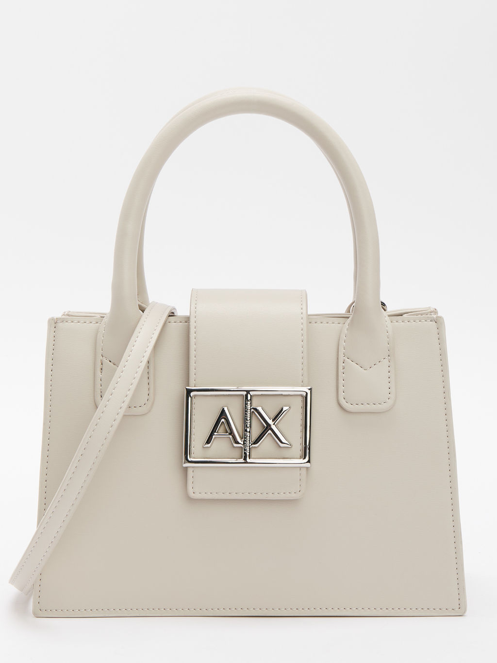 Женская сумка с ручками ARMANI EXCHANGE JODIE Артикул 4212370, пыльно-бежевый