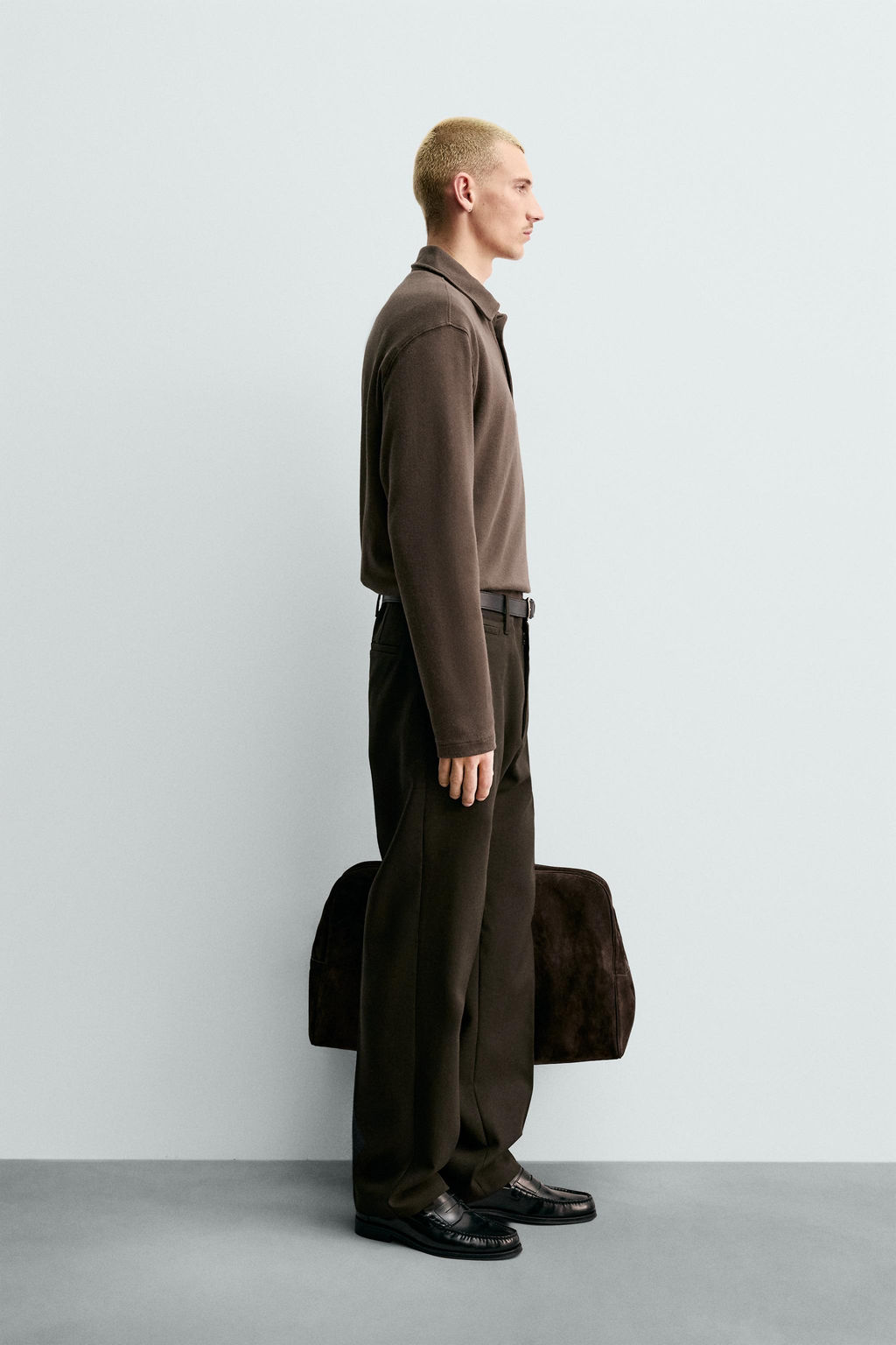 BRUSHED TEXTURED POLO SHIRT ORIGINS - Zara фото 12