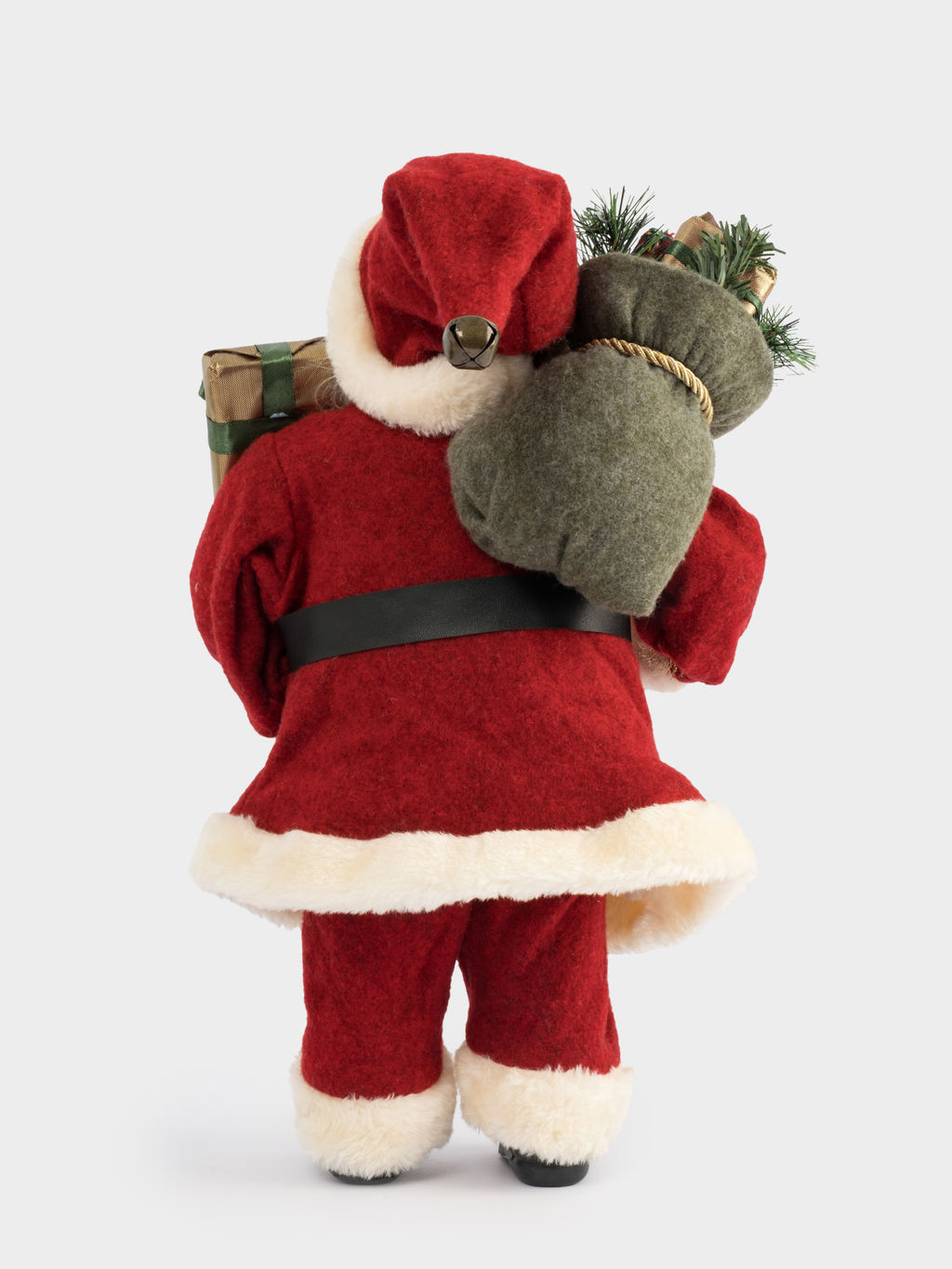 Изделие декоративное, 40 см, мягкое, пластик/полиэстер, Санта с мешком и подарком, New year - Anna lafarg фото 2