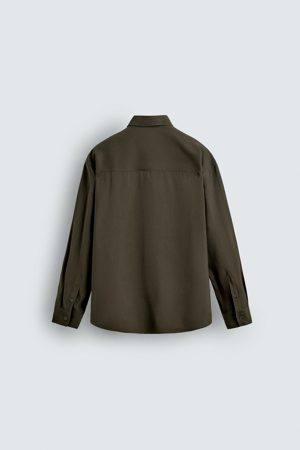 RELAXED FIT FLOWING SHIRT - Zara фото 7