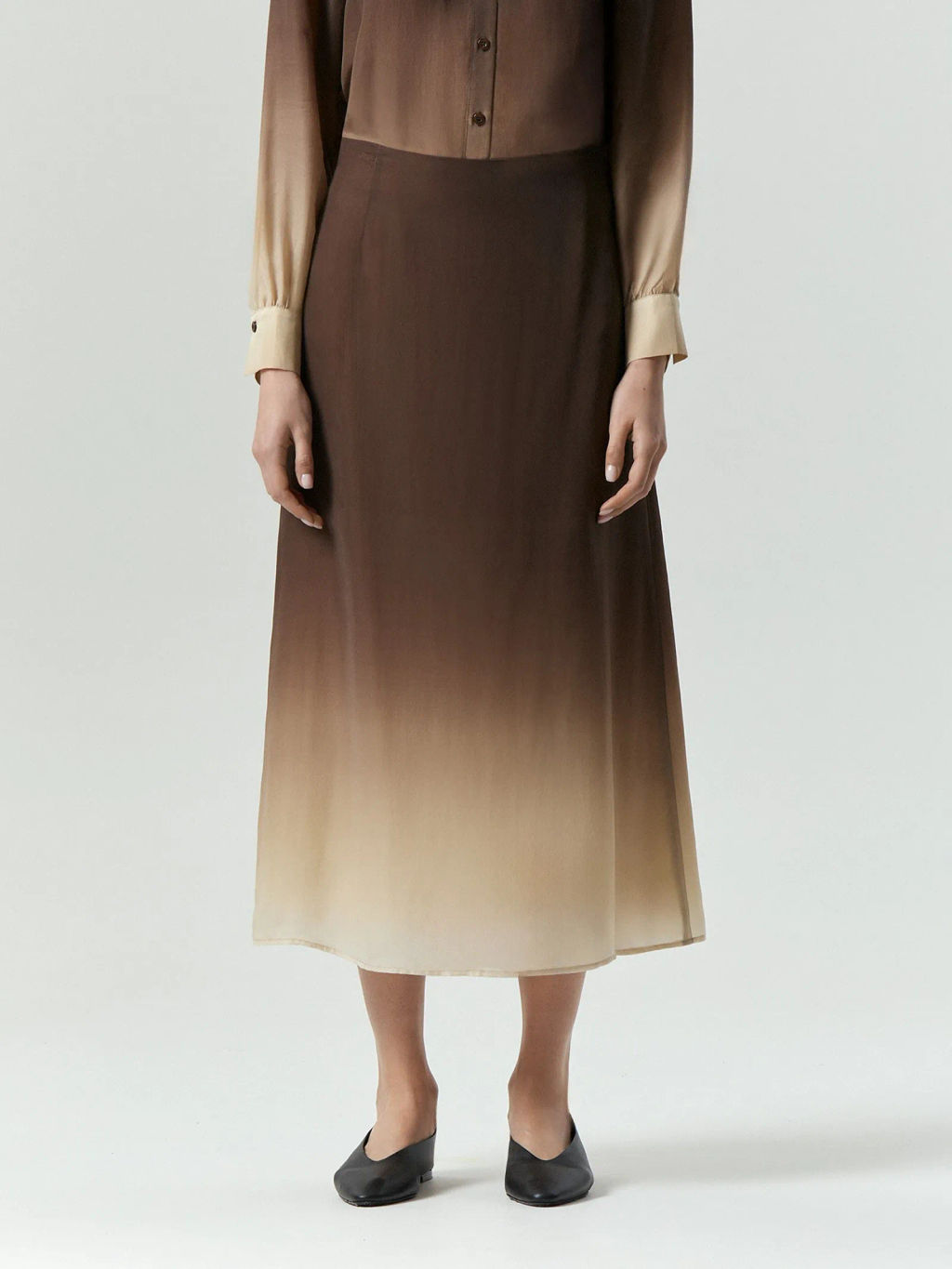 Emka / Юбка миди с градиентом фото 3