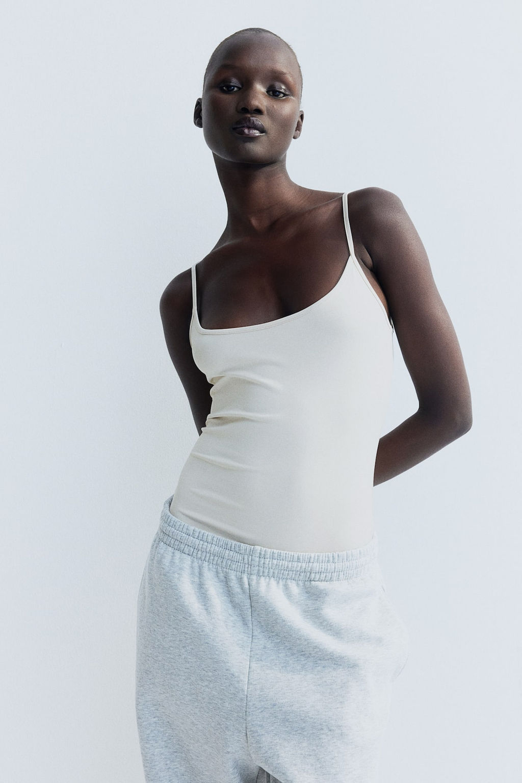 Top de tirantes en microfibra - H&m фото 3