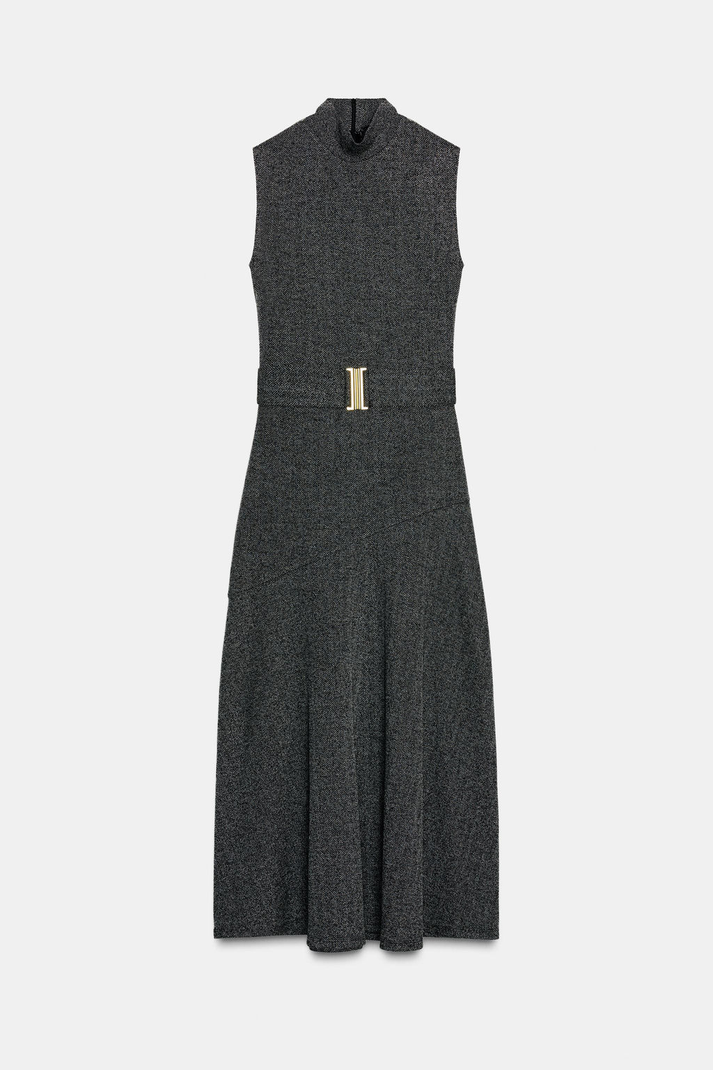 TWILL DRESS WITH BELT - Zara фото 5