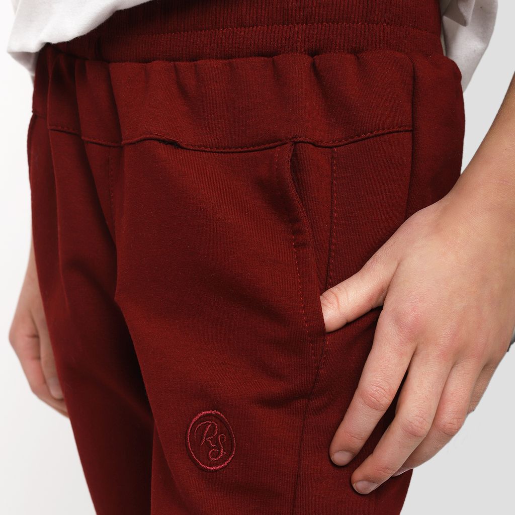 RODOS Брюки для девочки М-208д Бордовый  фото 5