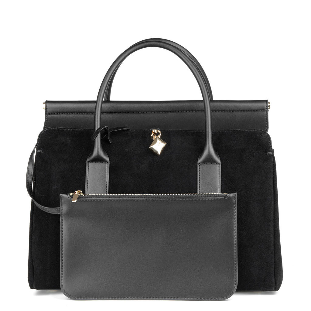 Женская замшевая сумка - Barcelo biagi фото 4