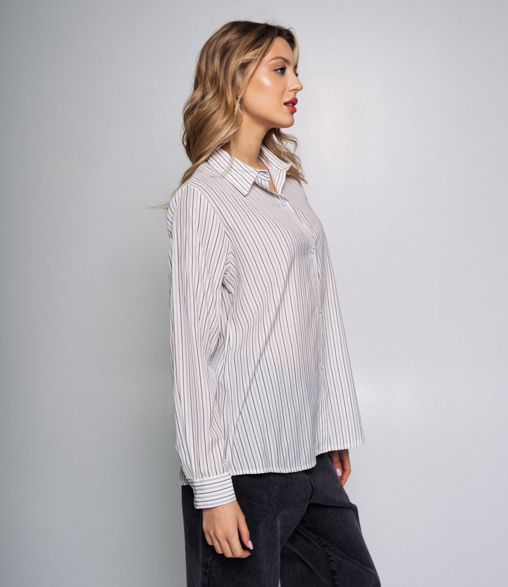 Рубашка #КТ027 (1), серый