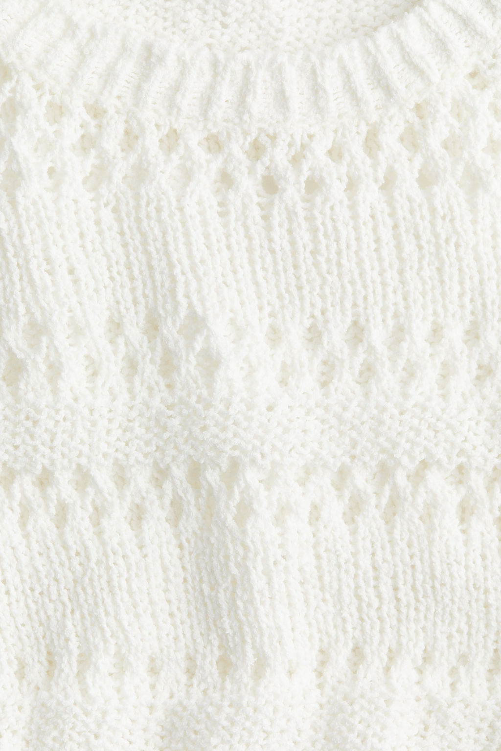 Jersey en punto pointelle con peplum - H&m фото 3